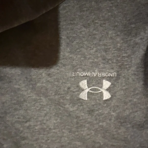 Under Armour Heather Gray Half-Zip Pullover - Picture 2 of 3